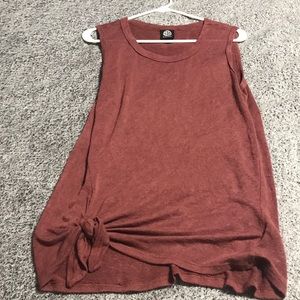 Tie tank top